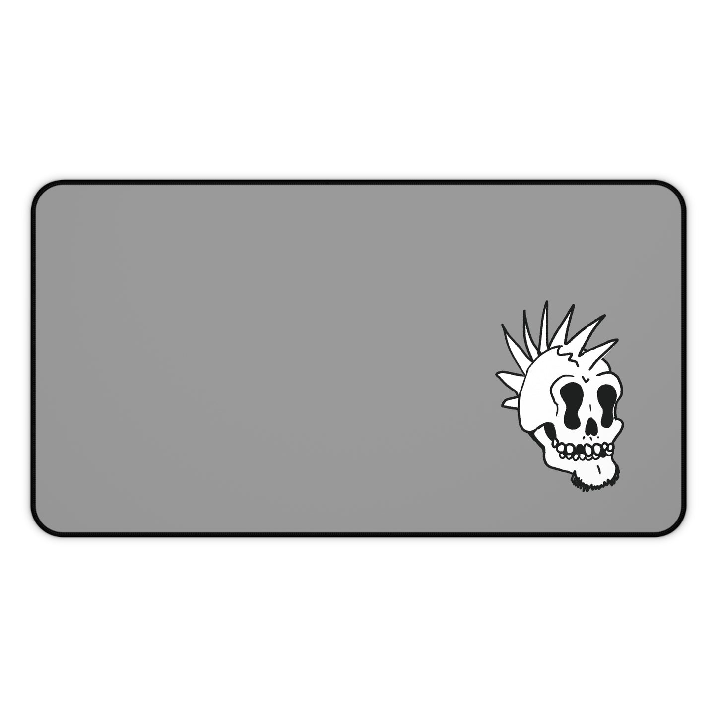 Punk Is Dead Desk Mat - Grey