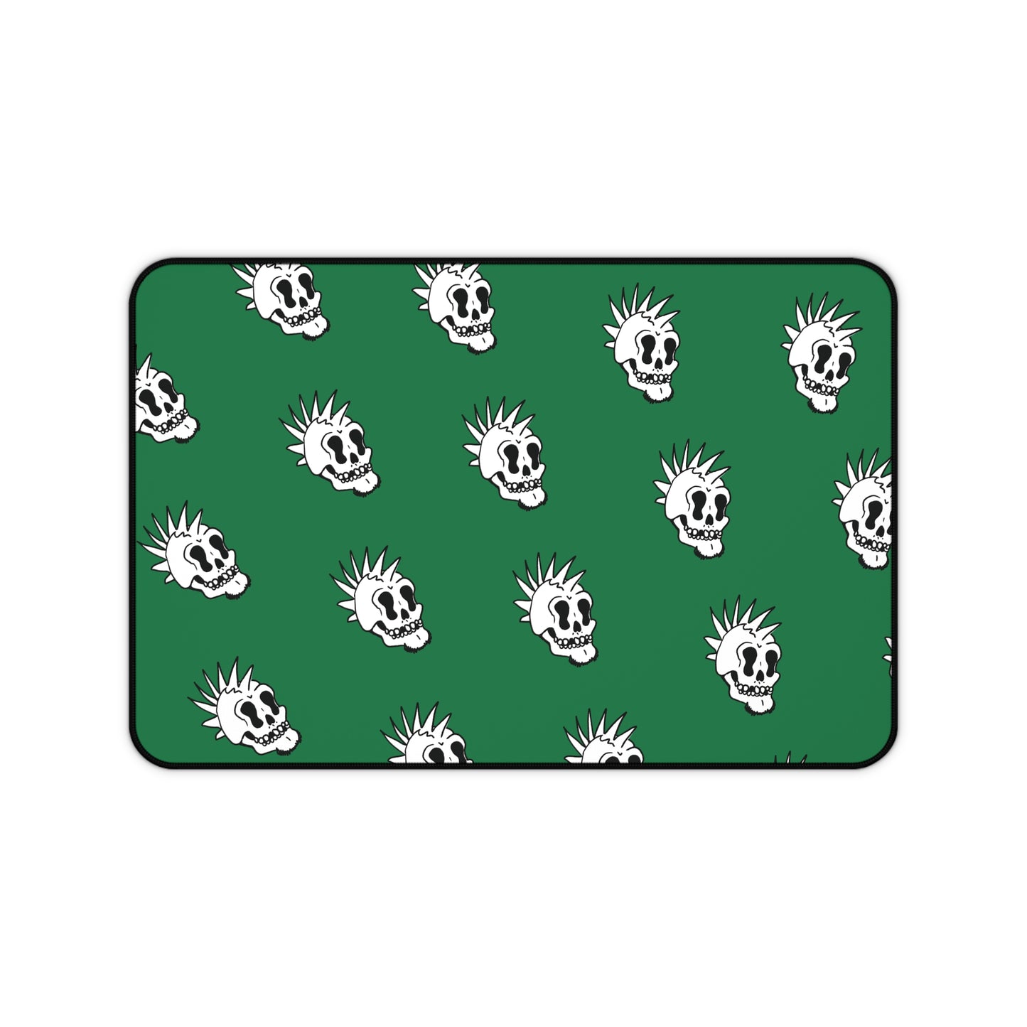 Punk Is Dead Desk Mat - Green - Tiled
